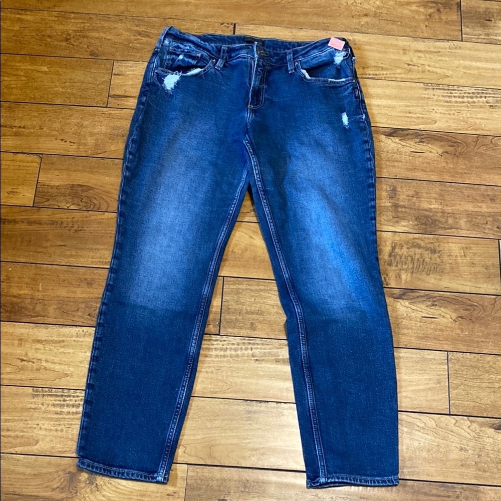 Silver boyfriend Jeans